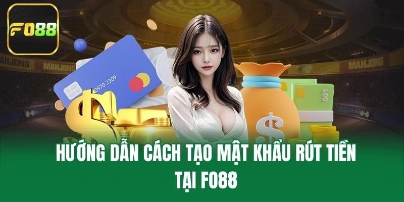 Hướng dẫn cách tạo mật khẩu rút tiền tại Fo88